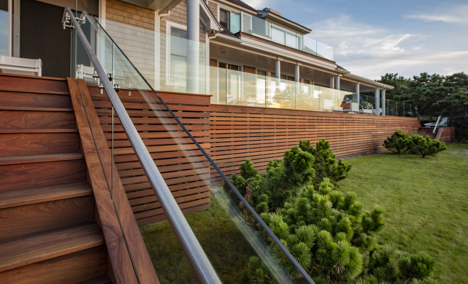 Photo of construction by Ronald Webb Builder.